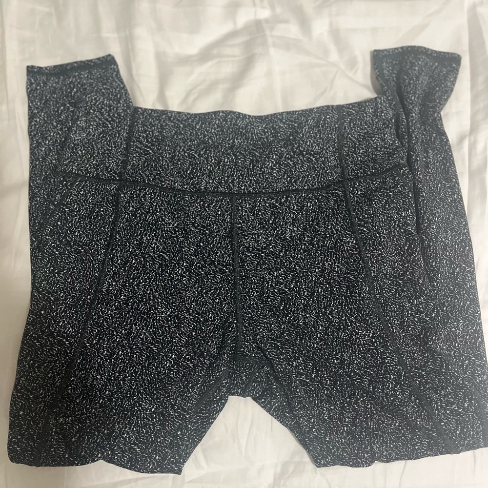 Athleta Black and White Patterned Leggings